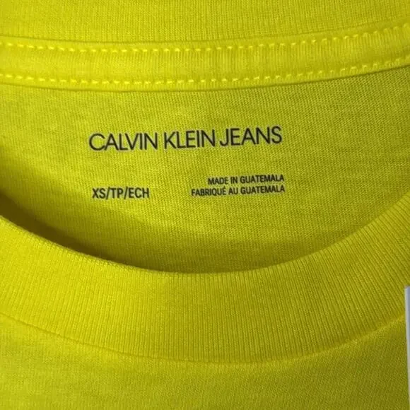 NWT Calvin Klein Jeans Mens T-Shirt Size XS - Picture 4 of 5